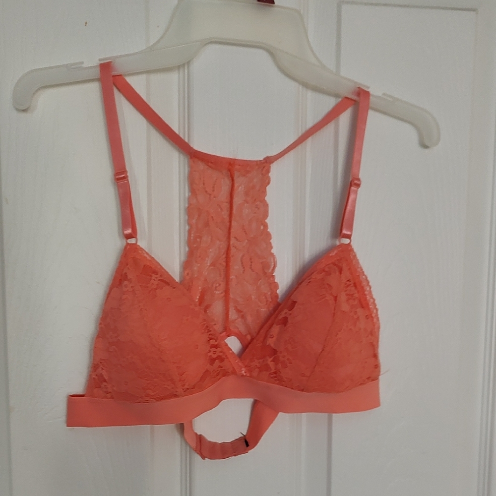 XOXO Coral Lace Bralette